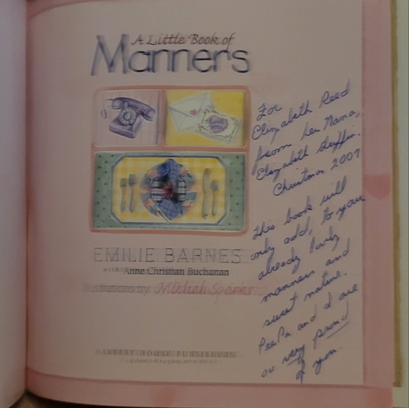 A Little Book of Manners and Little Southern Belle Paper Doll book bundle - Picture 4 of 4